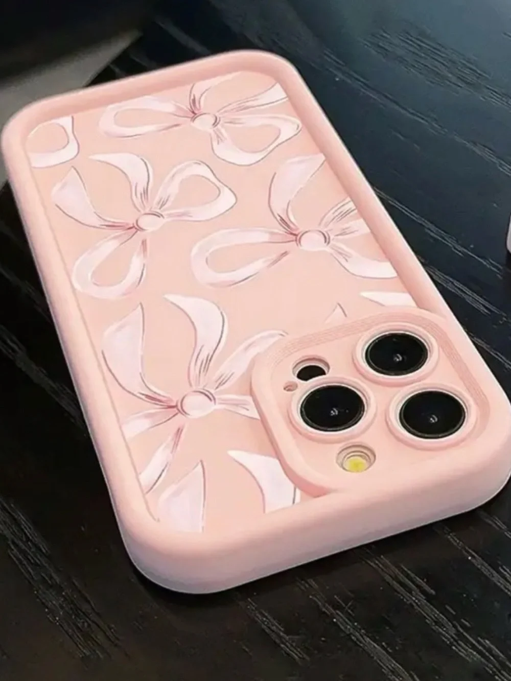 iPhone 16 pro Case pink with pink ribbons 🎀
